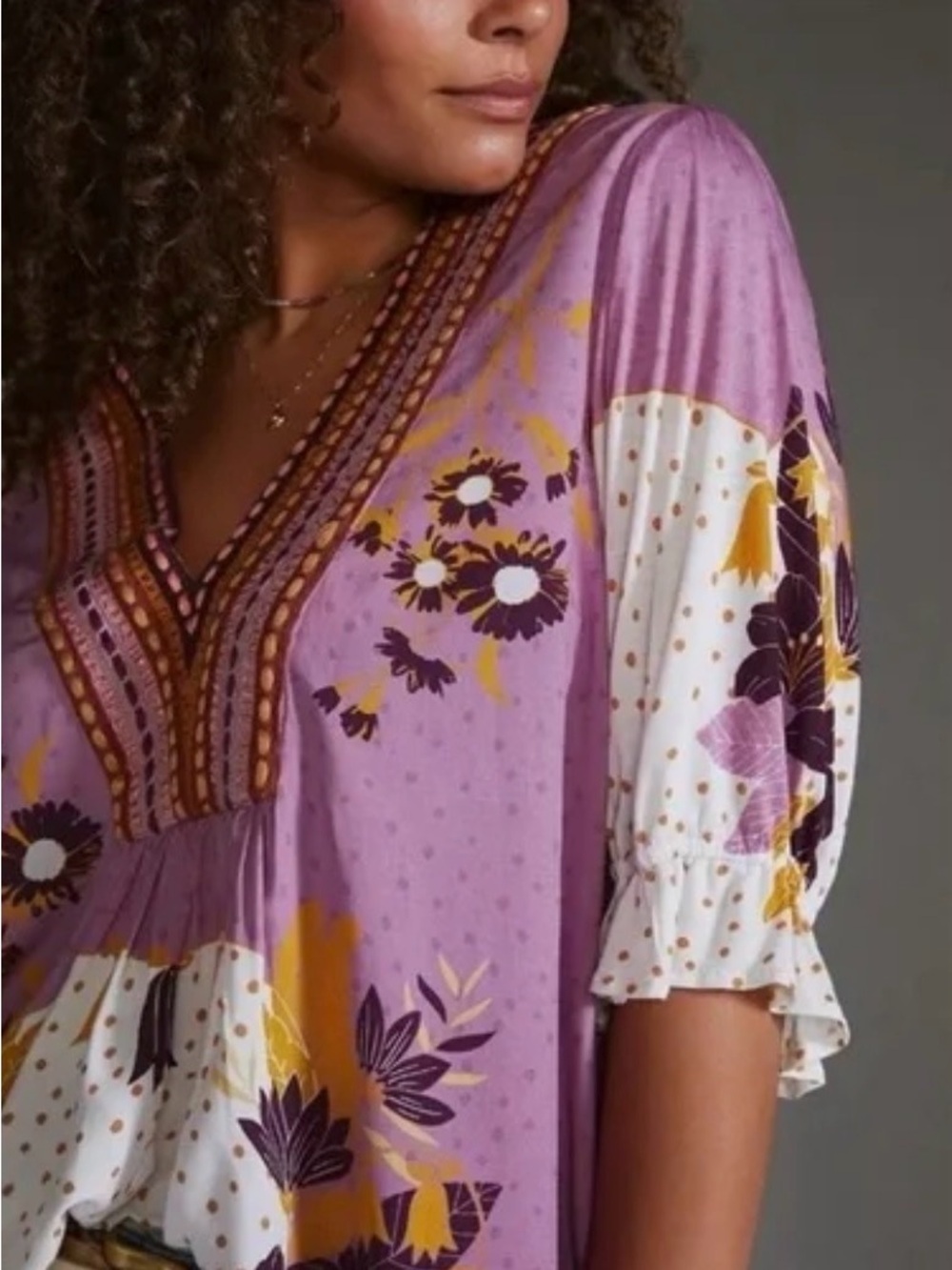 NWT Anthropologie Bl-nk London Women’s Stephanie Top Blouse Tunic Size L Petite - Picture 16 of 16